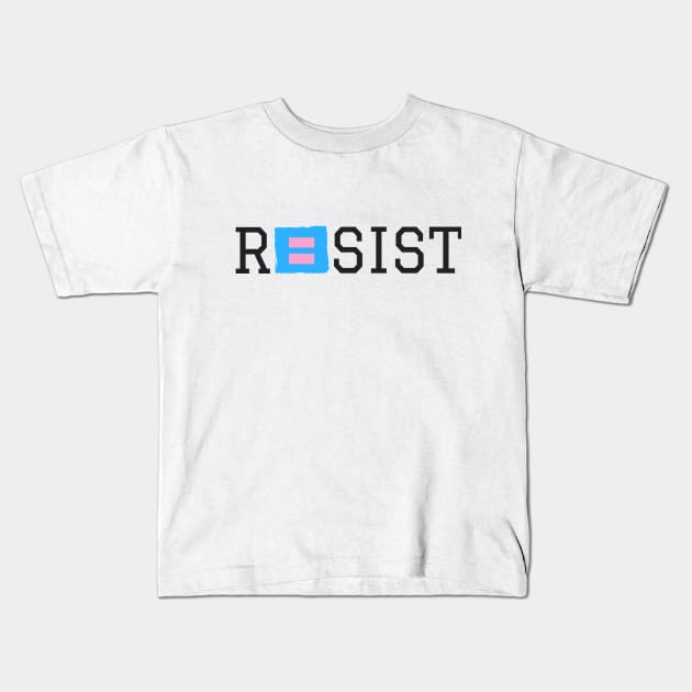 RESIST Kids T-Shirt by Trans Action Lifestyle